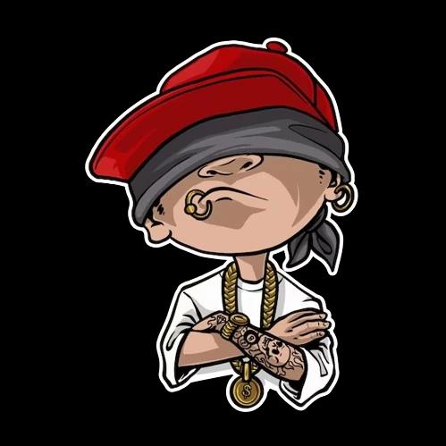 Caricatura de rapero
